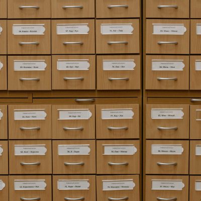 Close up of Brown Drawers